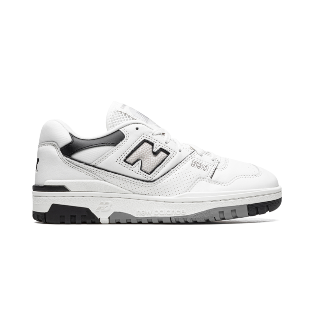 New Balance 550 White Black Rain Cloud