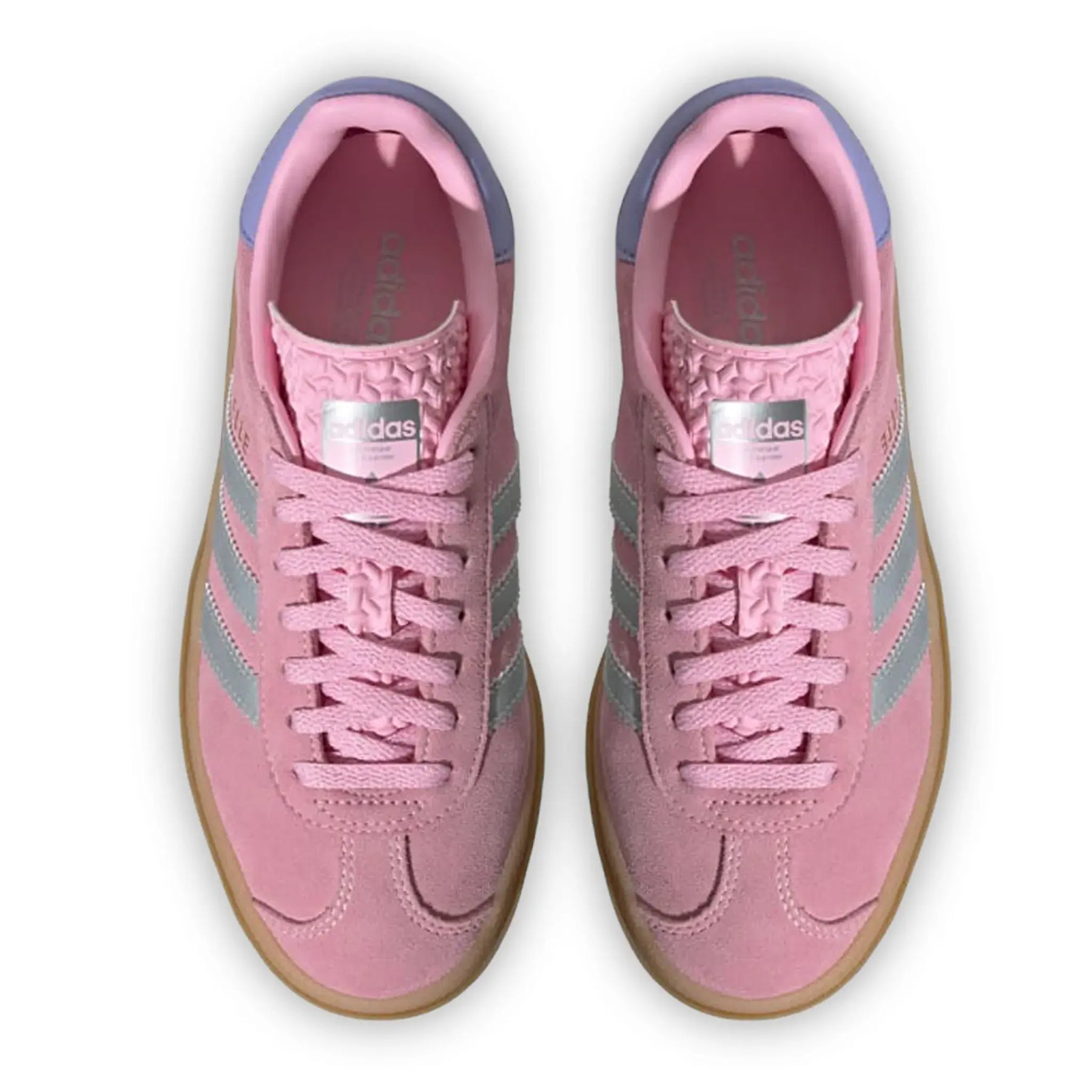 Adidas Gazelle Bold Kids True Pink Gum Silver Purple