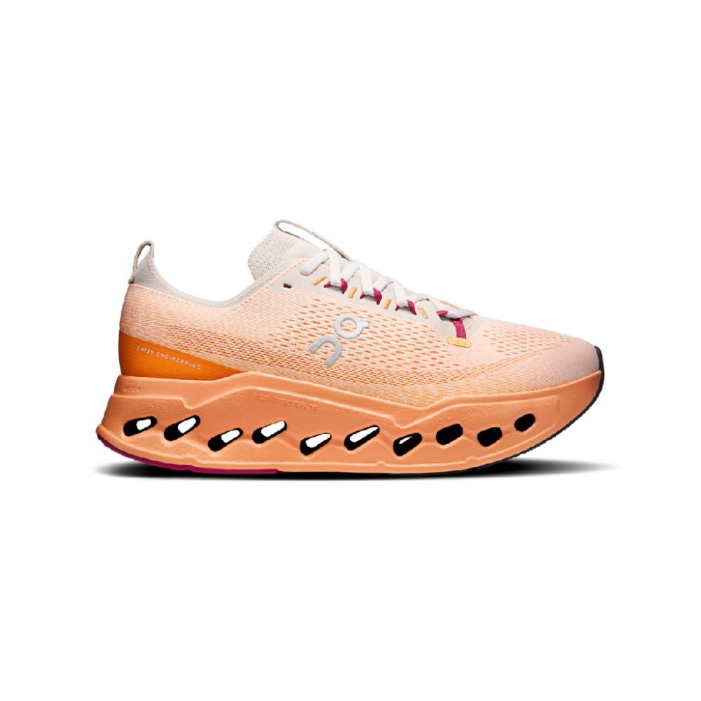 On Running Cloudsurfer Max Pearl Tangerine
