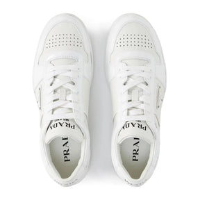 Prada Downtown Leather Low Top White Sneaker