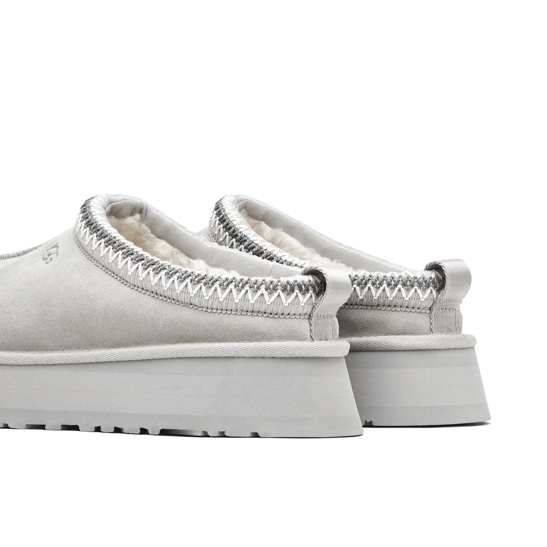 UGG Tazz Platform Seal Grey Slippers (W)